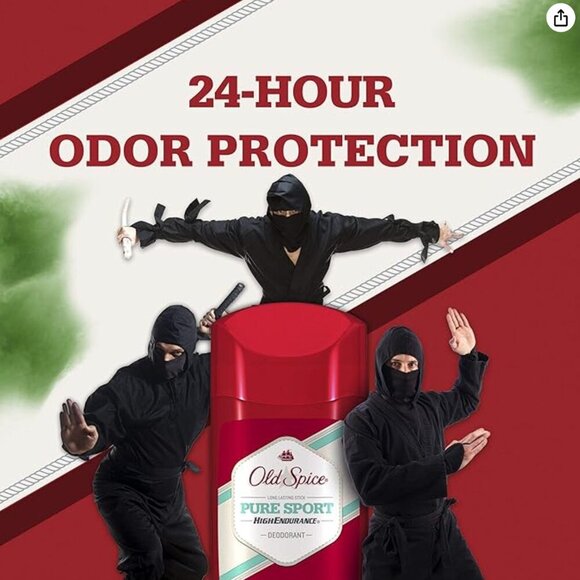 Old Spice 4pack High Endurance Pure Sport Stick Deodorant 12 Ounce - Picture 4 of 9